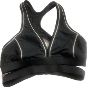 Forever 21 Black Sports Bra with Racerback Design